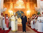 محافظ الدقهلية يشهد قداس عيد الميلاد بمطرانية السيدة العذراء مريم والملاك ميخائيل