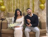 عمر العربي وجنى هاني أبطال الجمباز يحتلفلان بخطوبتهما