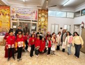 وفد التحالف الوطنى ببورسعيد يزور كنائس المحافظة للتهنئة بعيد الميلاد المجيد