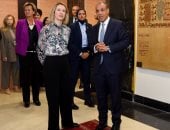 وزير الخارجية يجرى مشاورات سياسية مع مسئولة بالاتحاد الأوروبى