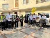 التحالف الوطني بالقليوبية يشارك الأطفال والآباء الكهنة فرحة عيد الميلاد فى شبرا الخيمة