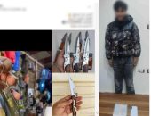 ضبط طالب بالإسماعيلية لإدارته صفحة لبيع الأسلحة البيضاء عبر الإنترنت