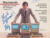 عرض أول شيك أصدرته شركة آبل للبيع بـ500 ألف دولار فى المزاد