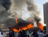 شهود عيان: حرق قمامة وراء اندلاع النيران بمواسير سنتريس بالمنوفية