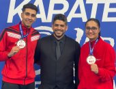 مصر تحقق ميداليتين بأول أيام بطولة سيرياس A للكاراتيه بجورجيا