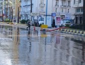 أمطار نوة الفيضة الكبرى تضرب محافظة الإسكندرية