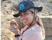 اكتشاف قناع نادر فى مقبرة جماعية يعود لـ3300 عام بالبحرين