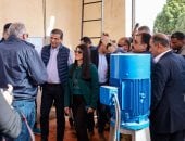وزيرا التخطيط والزراعة ومحافظ أسوان يفتتحون محطة الزهراء للطاقة الشمسية