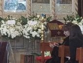 هدى حداد شقيقة السيدة فيروز أول الحاضرين لجنازة هلى الرحبانى