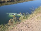 مصرع شخصين فى حادث سقوط سيارة داخل ترعة بالغربية