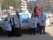 تحصين 21 كلب شارع ضد السعار بسوهاج.. صور