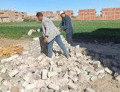 إزالة 7 حالات تعدٍ على الأراضى الزراعية بمركزى ساقلته والبلينا فى سوهاج