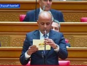 النائب ياسر قدح يؤدى اليمين الدستورية فى أولى جلسات مجلس النواب 2026