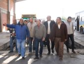 رئيس الهيئة العامة لنقل الركاب بالإسكندرية يتفقد جراج وسط ويوجه باستغلال 30 محلا