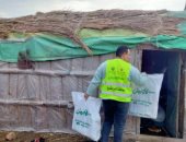 توزيع 500 بطانية على الأسر الأولى بالرعاية فى 4 قرى بكفر الشيخ