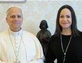 خطوة تاريخية.. بابا الفاتيكان يلتقي ماريا كورينا ماتشادو لمناقشة فنزويلا