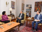 وزير الخارجية يبحث مع المديرة التنفيذية للنيباد سبل تعزيز التعاون التنموي في أفريقيا