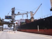 ميناء دمياط يستقبل السفينة CAPTAIN KARAM محملة بـ 53 ألف طن قمح من أوكرانيا