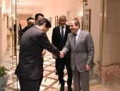 الرئيس السيسى يشيد بمساهمة اليابان البارزة بمشروع المتحف المصرى الكبير