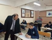 رئيس مياه الجيزة يتابع سير اختبارات نصف العام لطلاب المدرسة الثانوية الفنية.. صور