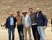 السياحة والآثار: ويل سميث زار الحجرات الداخلية لهرم الملك خوفو
