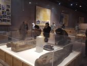 التنمية الثقافية ينظم زيارة لفنانى سمبوزيوم أسوان إلى متحف النوبة.. صور