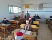 رئيس سوهاج الأزهرية يتابع لجان امتحانات الشهادات الابتدائية والإعدادية