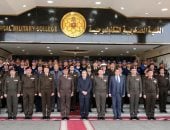 الكلية العسكرية التكنولوجية تحتفل بتخريج الدورة التدريبية الأولى لطلبة "التدريب المهنى" التابع لهيئة قناة السويس