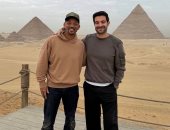 ويل سميث يجدد زيارته إلى مصر بعد 9 سنوات.. ويذهب لاستكشاف أهرامات الجيزة بعد ساحة أبو الهول.. ويشيد بآثار مصر.. ويؤكد: من بنى الأهرمات يستطيع فعل أي شيء (صور)