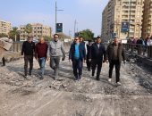محافظ المنوفية يتفقد أعمال صيانة ورفع كفاءة كوبرى مبارك بشبين الكوم