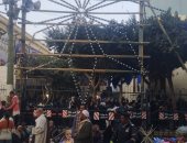 الليلة الكبيرة والعالم كتيرة.. إقبال المريدين بختام مولد الفولى بالمنيا.. فيديو