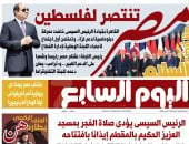 اليوم السابع: مصر تنتصر لفلسطين وتخوضت معركة دبلوماسية لدعم غزة