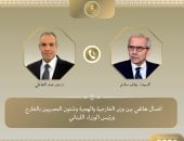 وزير الخارجية يجدد موقف مصر الثابت الداعم للبنان ووحدة وسلامة أراضيه