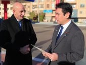 وزير التعليم يصطحب نظيره اليابانى لتفقد محور شينزو آبى 