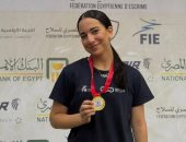 فرح محفوظ تحقق فضية كأس العالم لسيف المبارزة للناشئات بالبحرين