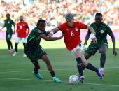 التعادل السلبى مستمر بين مصر ونيجيريا بعد 30 دقيقة فى أمم أفريقيا.. صور 