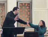 غادة رجب تنتهى من البروفة النهائية لحفلها غدا بالأوبرا 