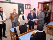 محافظ الدقهلية يتفقد لجان امتحانات الشهادة الإعدادية بمدينة المنصورة