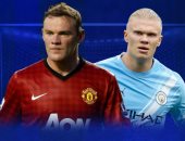 قصة الهدافين فى تاريخ ديربي مانشستر.. هل يحطم هالاند رقم رونى القياسي؟