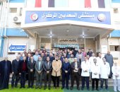 محافظ الشرقية يفتتح أعمال تطوير  بمستشفى السعديين المركزي بمركز منيا القمح