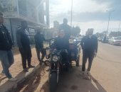 حملات مكثفة لضبط الشارع بمدينة الشروق والتحفظ على مركبات مخالفة ونباشين