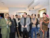 افتتاح معرضى فكرى سليمان وعاطف طلبة بجاليرى ضى المهندسين.. صور