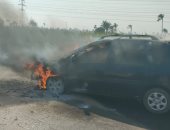 السيطرة على حريق نشب فى سيارة ملاكى بقنا