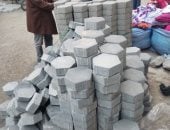 تعرف على نسب تنفيذ الإنترلوك ومجمع مواقف الحسينية بالشرقية