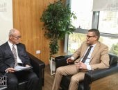 سفير اليابان فى القاهرة يزور اليوم السابع ويشيد بعمق العلاقات مع مصر.. صور