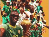 شاهد احتفال لاعبى السنغال وصدمة نجوم المغرب فى نهائى كأس أمم أفريقيا