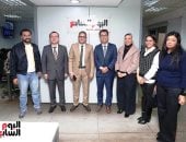 وفد من شركة هواوي يزور اليوم السابع ويشيد بالتطور المهني والتقني.. صور