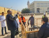 رئيس مياه سوهاج يتفقد 3 محطات معالجة صرف لمتابعة مشروعات الإحلال والتجديد
