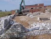 إزالة 19 حالة تعد بالبناء المخالف على أراضى زراعية جنوب بورسعيد