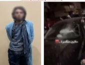 ضبط شخص بالسويس لتسببه فى تحطيم زجاج سيارات بالشارع